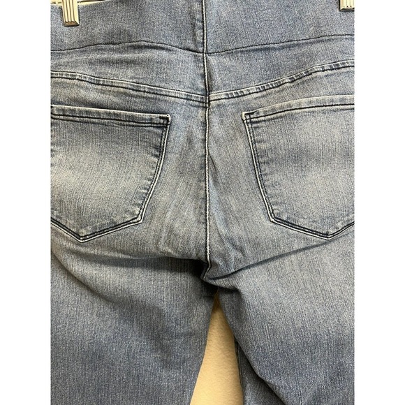 NYDJ Pull-On Straight-Leg Jeans with Side Slits- Cooper Reg size 6 light wash - Picture 7 of 10